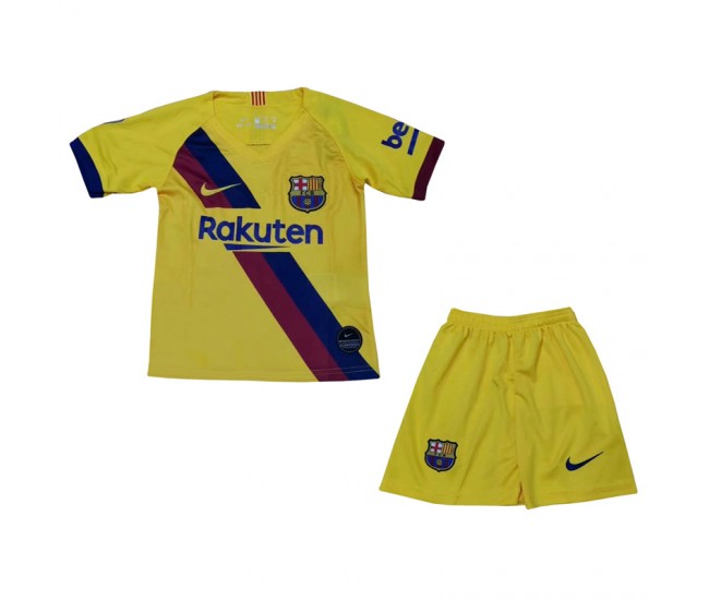 Equipación Para Niño De La Segunda Equipación Nike Del FC Barcelona 2019 - 2020